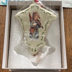 Hummel Angel Ornament with Green and Cream